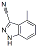 3-氰基-4-甲基(1H)吲唑結(jié)構(gòu)式_29984-94-9結(jié)構(gòu)式