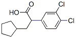 3-環(huán)戊基-2-(3,4-二氯苯基)丙酸結構式_300355-34-4結構式