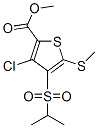 3-氯-4-(異丙基磺?；?-5-(甲基硫代)噻吩-2-羧酸甲酯結(jié)構(gòu)式_306935-21-7結(jié)構(gòu)式