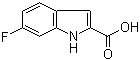 6-氟吲哚-2-羧酸結(jié)構(gòu)式_3093-97-8結(jié)構(gòu)式