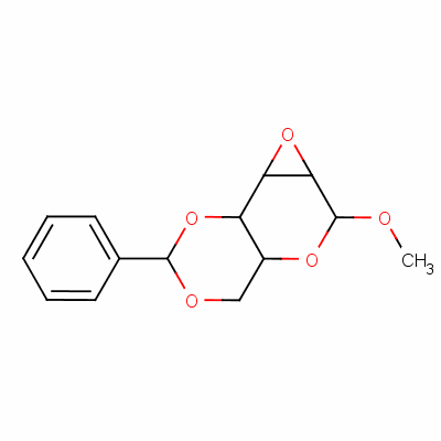 2,3-脫水-4,6-o-亞芐基-alpha-d-吡喃阿洛糖甙甲酯結(jié)構(gòu)式_3150-15-0結(jié)構(gòu)式