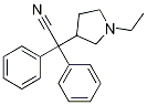 2-(1-Ethylpyrrolidin-3-yl)-2,2-diphenylacetonitrile Structure,3212-87-1Structure