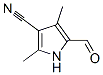 (8CI)-5-甲酰基-2,4-二甲基吡咯-3-甲腈結(jié)構式_32487-71-1結(jié)構式