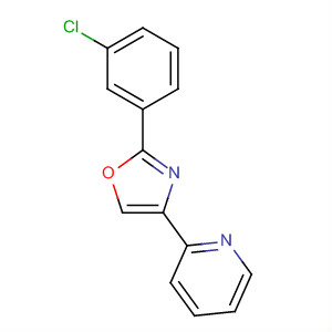 2-(3-氯苯基)-4-(吡啶-2-基)-1,3-噁唑結(jié)構(gòu)式_327056-45-1結(jié)構(gòu)式
