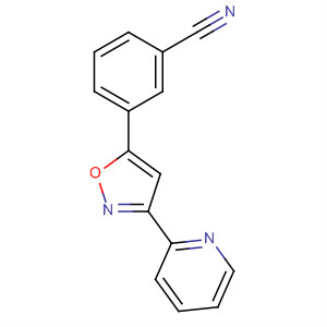 5-(3-氰基苯基)-3-(吡啶-2-基)-1,2-噁唑結(jié)構(gòu)式_327058-83-3結(jié)構(gòu)式