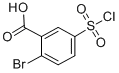 2-Bromo-5-(chlorosulfonyl)benzoicacidStructure,3285-31-2Structure 2-Bromo-5-(chlorosulfonyl)benzoicacid Structure,3285-31-2Structure