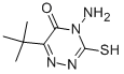 4-Amino-6-(tert-butyl)-3-mercapto-4,5-dihydro-1,2,4-triazin-5-one Structure,33509-43-2Structure