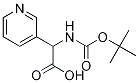 2-(Boc-amino)-2-(3-pyridinyl)acetic acid Structure,347187-29-5Structure