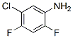 5-氯-2,4-二氟苯胺結(jié)構(gòu)式_348-65-2結(jié)構(gòu)式