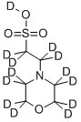 2-嗎啉乙磺酸-D13結構式_352534-94-2結構式