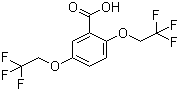 2,5-Bis(2,2,2-trifluoroethoxy)benzoic acid Structure,35480-52-5Structure