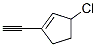 (9ci)-3-氯-1-乙炔-環(huán)戊烯結(jié)構(gòu)式_38693-55-9結(jié)構(gòu)式