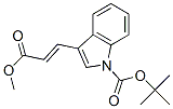 3-(2-甲氧基羰基乙烯基)-吲哚-1-羧酸叔丁酯結(jié)構(gòu)式_388631-93-4結(jié)構(gòu)式