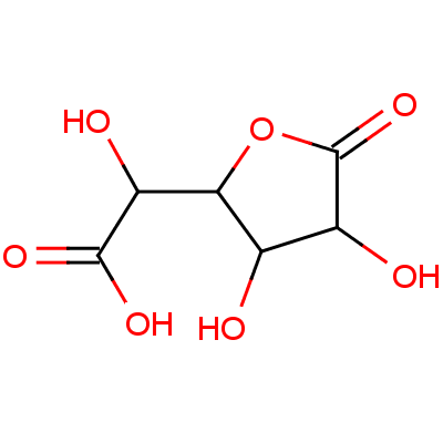 糖質(zhì)酸-1,4-內(nèi)酯結(jié)構(gòu)式_389-36-6結(jié)構(gòu)式