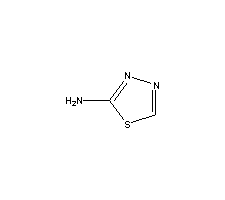 2-Amino-1,3,4-thiadiazole Structure,4005-51-0Structure