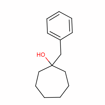1-(苯基甲基)-環(huán)庚醇結(jié)構(gòu)式_4006-73-9結(jié)構(gòu)式