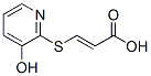 (e)-(9ci)-3-[(3-羥基-2-吡啶)硫代]-2-丙酸結(jié)構(gòu)式_40585-10-2結(jié)構(gòu)式