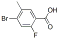 4-Bromo-2-fluoro-5-methylbenzoic acid Structure,415965-24-1Structure