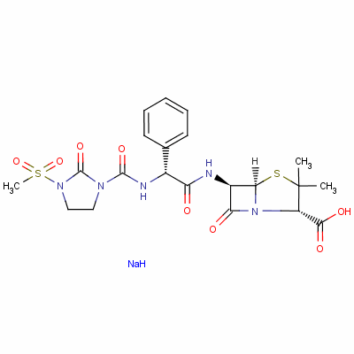 美洛西林鈉結(jié)構(gòu)式_42057-22-7結(jié)構(gòu)式