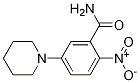 2-硝基-5-(1-哌啶)-苯甲酰胺結(jié)構(gòu)式_421558-77-2結(jié)構(gòu)式