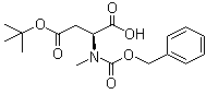 Z-n-me-asp(otbu)-oh dcha結構式_42417-70-9結構式