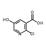 2-氯-5-羥基煙酸結構式_42959-40-0結構式