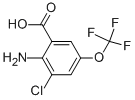 2-Amino-3-chloro-5-(trifluoromethoxy)benzoic acid methyl ester Structure,433938-46-6Structure