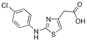 2-[(4-氯苯基氨基)噻唑-4-基]乙酸結(jié)構(gòu)式_436094-81-4結(jié)構(gòu)式