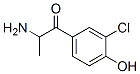  2-氨基-1-(3-氯-4-羥基苯基)-1-丙酮結(jié)構(gòu)式_4394-42-7結(jié)構(gòu)式