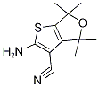 2-氨基-4,4,6,6-四甲基-4,6-二氫噻吩并[2,3-c]呋喃-3-甲腈結(jié)構(gòu)式_447412-24-0結(jié)構(gòu)式