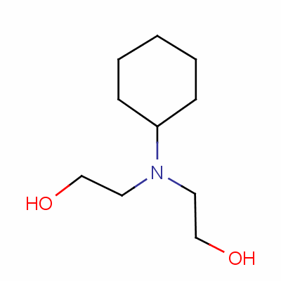 環(huán)己基二乙醇胺結(jié)構(gòu)式_4500-29-2結(jié)構(gòu)式