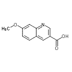 3-Quinolinecarboxylicacid,7-methoxy-(9ci)Structure,474659-26-2Structure 3-Quinolinecarboxylicacid,7-methoxy-(9ci) Structure,474659-26-2Structure