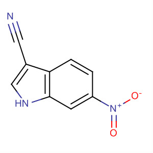 6-硝基-吲哚-3-甲腈結(jié)構(gòu)式_4769-99-7結(jié)構(gòu)式