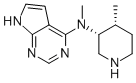 n-甲基-n-[(3r,4r)-4-甲基-3-哌啶基]-7H-吡咯并[2,3-d]嘧啶-4-胺結構式_477600-74-1結構式