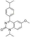 1-異丙基-4-(4-異丙基苯基)-6-甲氧基喹唑啉-2(1H)-酮結構式_478963-62-1結構式
