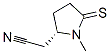 (2s)-(9ci)-1-甲基-5-硫氧代-2-吡咯烷乙腈結(jié)構(gòu)式_479411-61-5結(jié)構(gòu)式