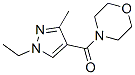 (9ci)-4-[(1-乙基-3-甲基-1H-吡唑-4-基)羰基]-嗎啉結(jié)構(gòu)式_492424-00-7結(jié)構(gòu)式