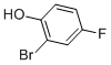 2-Bromo-4-fluorophenol Structure,496-69-5Structure