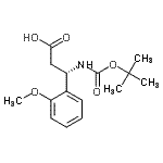 Boc-(s)-3-amino-3-(2-methoxyphenyl)-propionic acidStructure,499995-76-5Structure Boc-(s)-3-amino-3-(2-methoxyphenyl)-propionic acid Structure,499995-76-5Structure