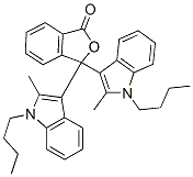 3,3-Bis(1-butyl-2-methyl-1h-indol-3-yl)isobenzofuran-1(3h)-one Structure,50292-91-6Structure