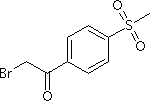 2-Bromo-1-[4-(methylsulfonyl)phenyl]-1-ethanone Structure,50413-24-6Structure