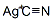 氰化銀結構式_506-64-9結構式