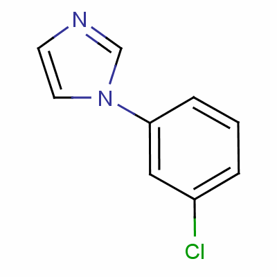 1-(3-氯苯基)咪唑結(jié)構(gòu)式_51581-52-3結(jié)構(gòu)式