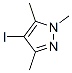 4-碘-1,3,5-三甲基-1H-吡唑結構式_51660-65-2結構式