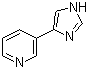 3-(1H-咪唑-4-基)吡啶結(jié)構(gòu)式_51746-85-1結(jié)構(gòu)式