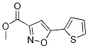 5-(2-Thienyl)-3-isoxazolecarboxylic acid methyl ester Structure,517870-23-4Structure