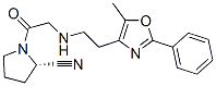 (2S)-1-{n-[2-(5-甲基-2-苯基-1,3-噁唑-4-基)乙基]甘氨?；?}吡咯烷-2-甲腈結(jié)構(gòu)式_521266-46-6結(jié)構(gòu)式
