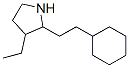 (9CI)-2-(2-環(huán)己基乙基)-3-乙基-吡咯烷結(jié)構(gòu)式_525537-46-6結(jié)構(gòu)式