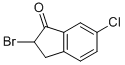 2-Bromo-6-chloro-2,3-dihydro-1h-inden-1-oneStructure,55144-54-2Structure 2-Bromo-6-chloro-2,3-dihydro-1h-inden-1-one Structure,55144-54-2Structure