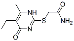(9ci)-2-[(5-乙基-1,4-二氫-6-甲基-4-氧代-2-嘧啶)硫代]-乙酰胺結(jié)構(gòu)式_552308-93-7結(jié)構(gòu)式